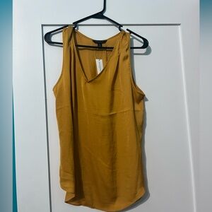 NWT Banana Republic mustard sleeveless top